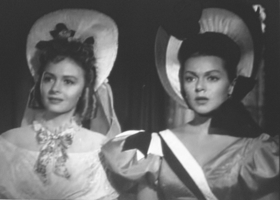 Donna Reed outshines lana Turner in Green Dolphin Street.